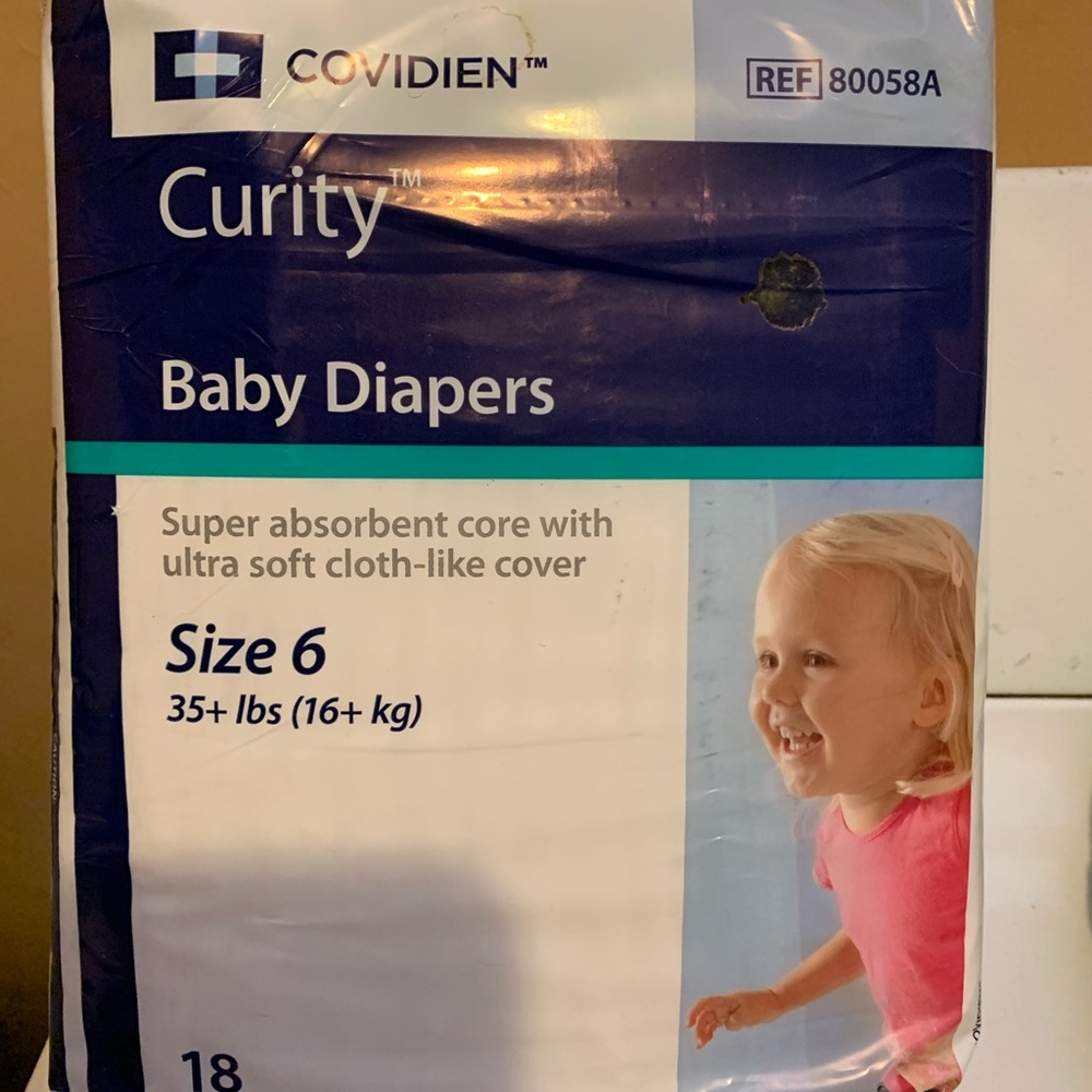 Size 6 diapers.